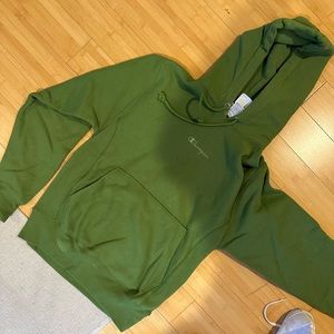 Green Champion hoodie